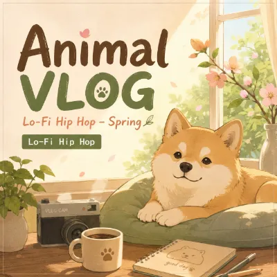 Animal VLOG Lo-Fi Hip Hop – Spring