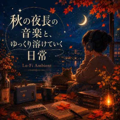 秋の夜長の音楽と、ゆっくり溶けていく日常